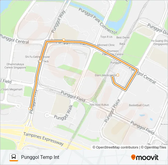 公交118路的线路图
