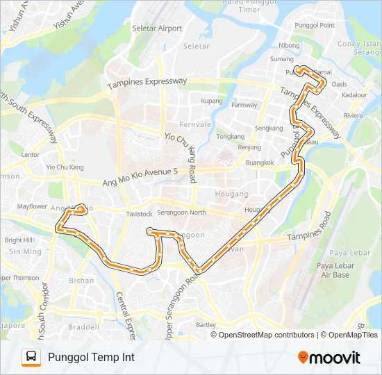 公交136路的线路图