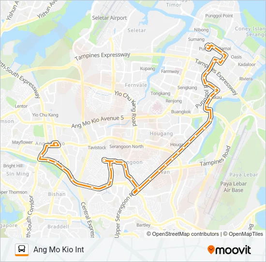 公交136路的线路图