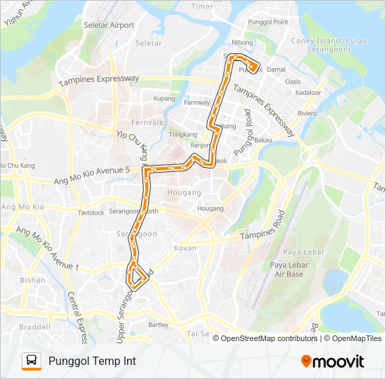 公交43M路的线路图