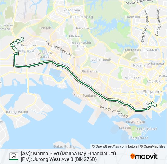 651 bus Line Map