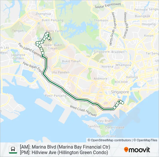 公交653路的线路图