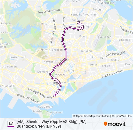 660 bus Line Map