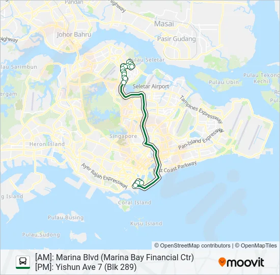 公交670路的线路图