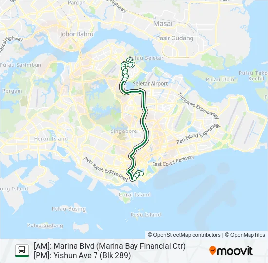 公交670路的线路图