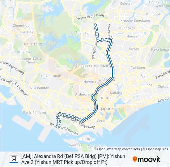 公交573路的线路图