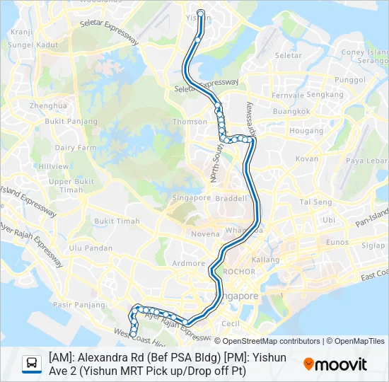 公交573路的线路图