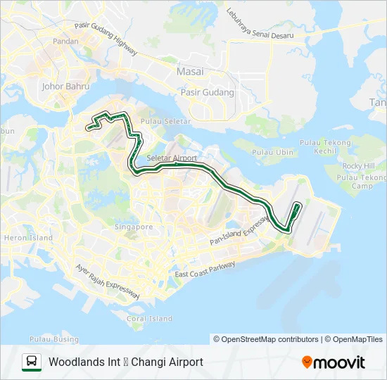 公交858路的线路图