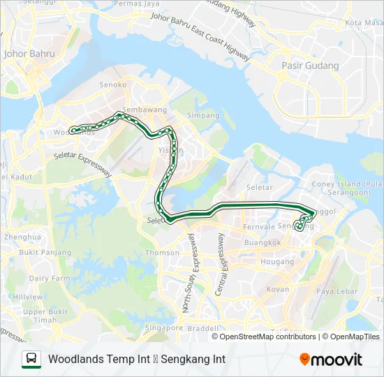 公交965路的线路图
