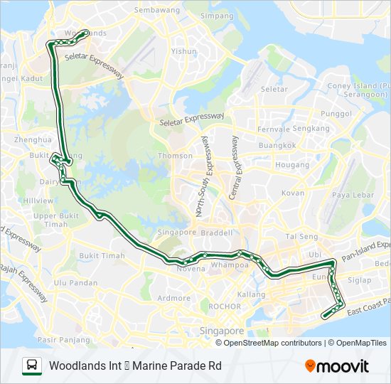 966路线：日程，站点和地图-Woodlands Int （更新）