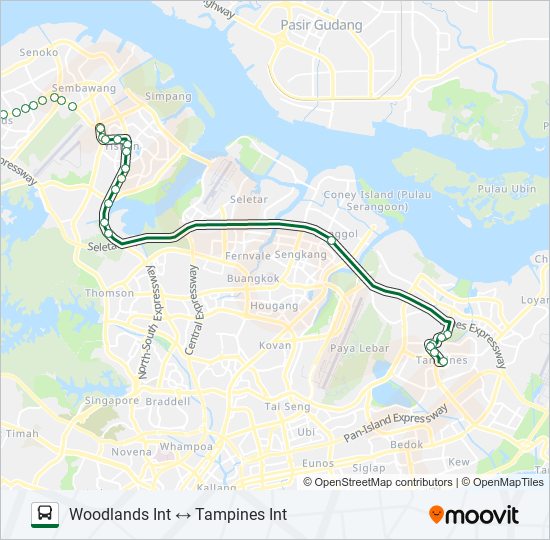 969 bus Line Map