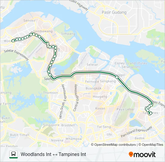 公交969路的线路图