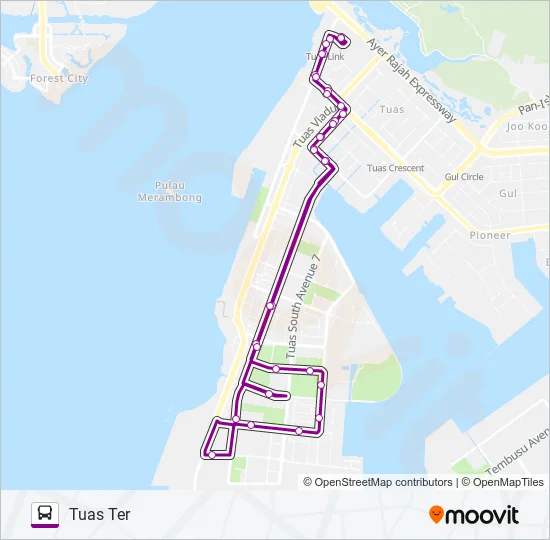 公交248M路的线路图