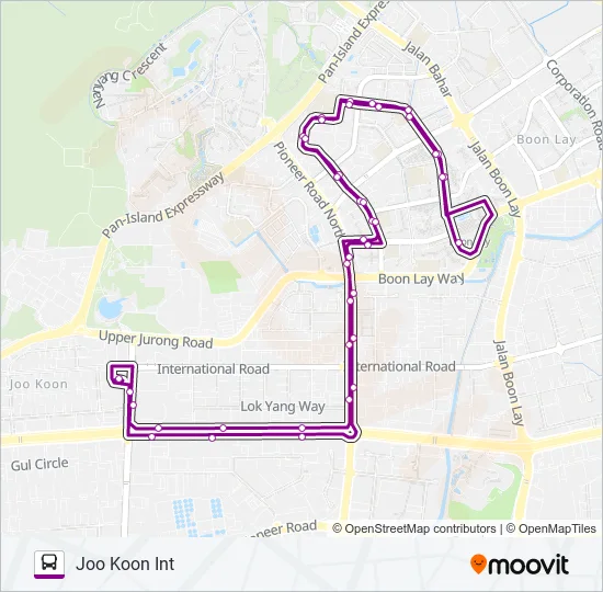 公交258路的线路图