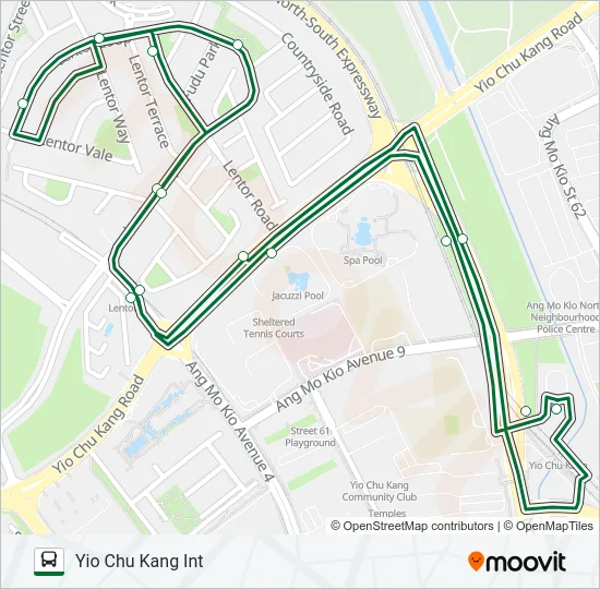 公交825路的线路图