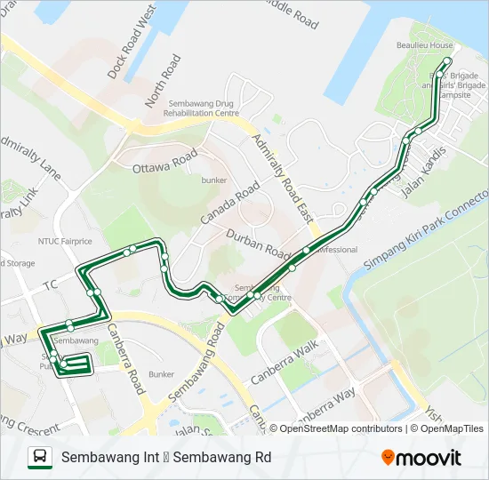 公交882路的线路图