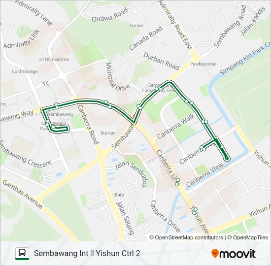 公交883路的线路图