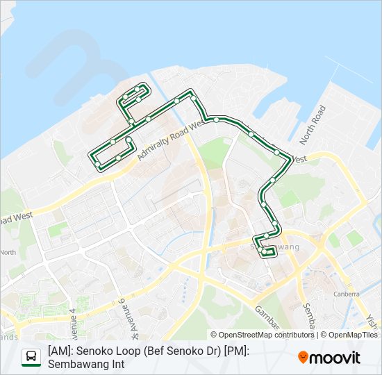 981 Bus Line Map