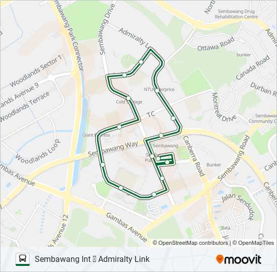 859A bus Line Map