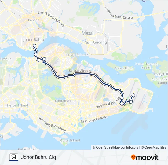 公交TS1路的线路图