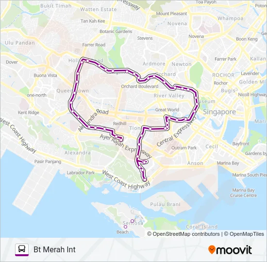 公交123路的线路图