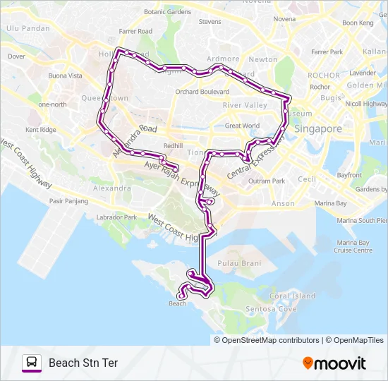 公交123路的线路图