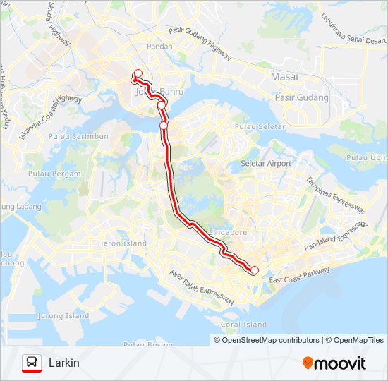 SJE bus Line Map