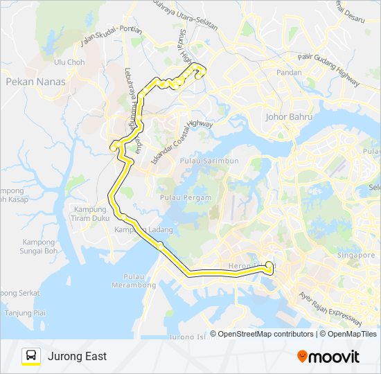 CW4S bus Line Map