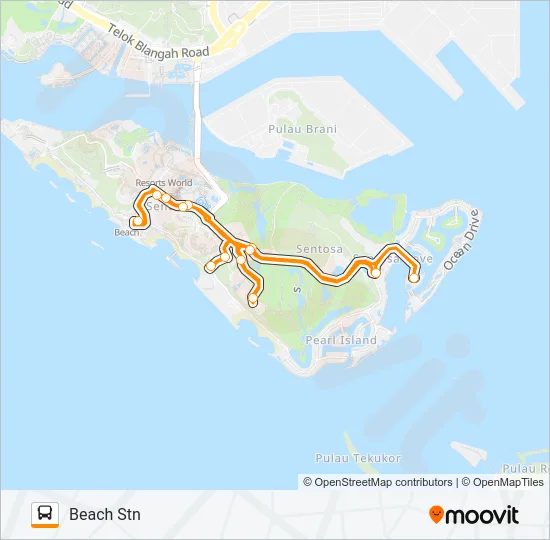 公交BUS B路的线路图