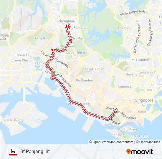 176 bus Line Map