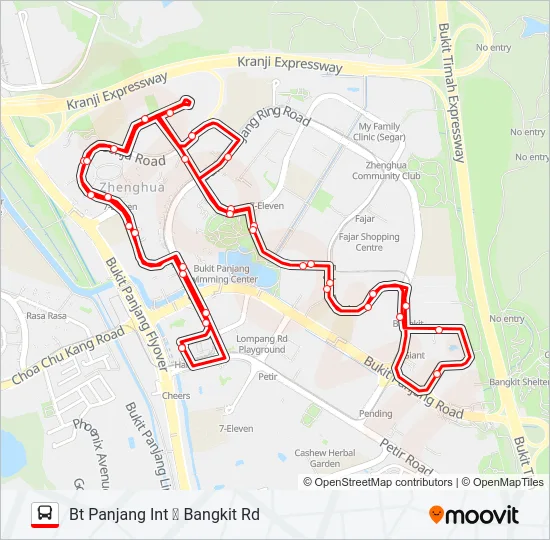 公交920路的线路图