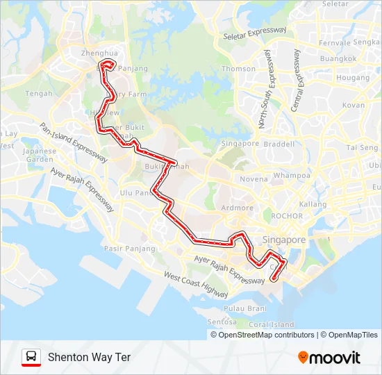 公交970路的线路图