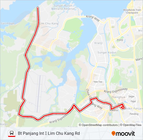 975 bus Line Map