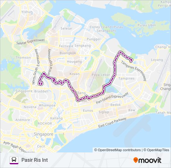 58 Bus Line Map