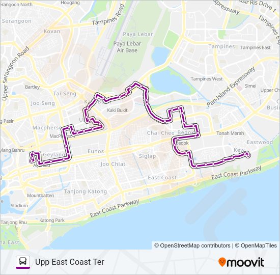 137 Bus Line Map