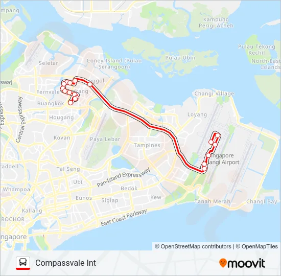 公交110路的线路图