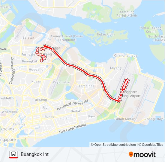 110 Bus Line Map