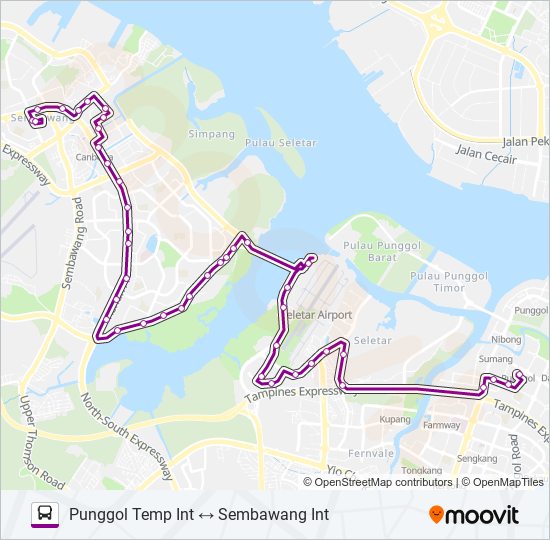 公交117M路的线路图