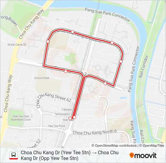 公交302A路的线路图