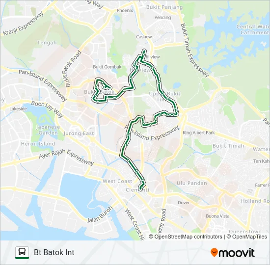 公交173路的线路图