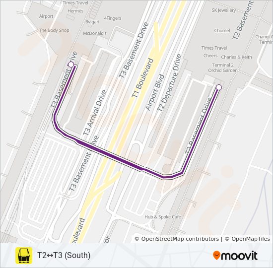 Changi Airport Terminal 3 Map