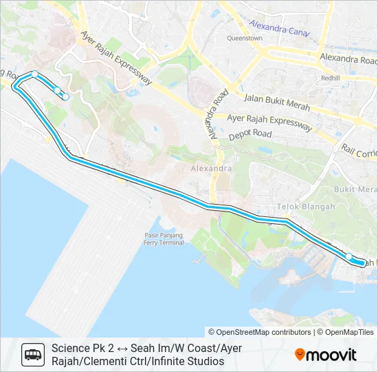 公交SCIENCE PARK 2 LUNCH SHUTTLE路的线路图