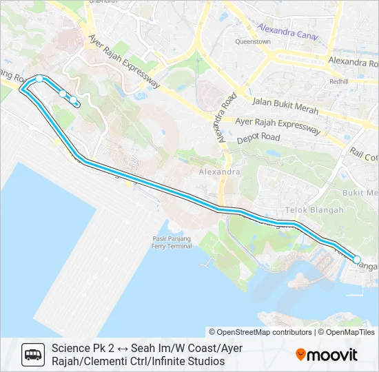 公交SCIENCE PARK 2 LUNCH SHUTTLE路的线路图