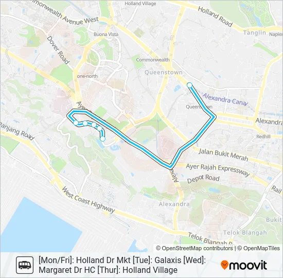 SCIENCE PARK 1 LUNCH SHUTTLE Bus Line Map