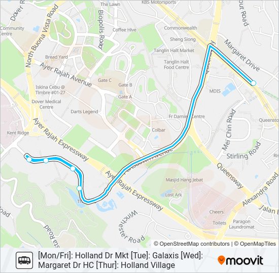 SCIENCE PARK 1 LUNCH SHUTTLE Bus Line Map