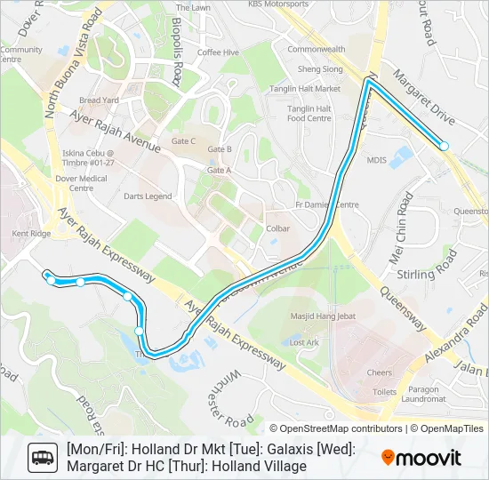 SCIENCE PARK 1 LUNCH SHUTTLE Bus Line Map