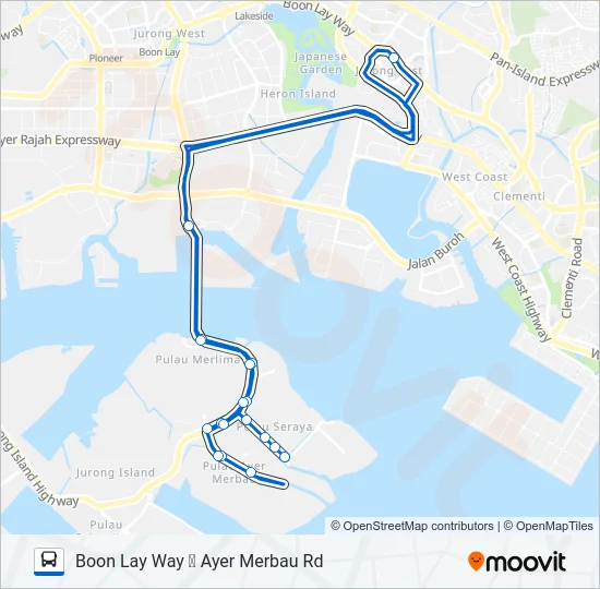 公交715A路的线路图