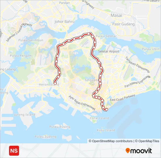 NORTH SOUTH LINE Metro Line Map