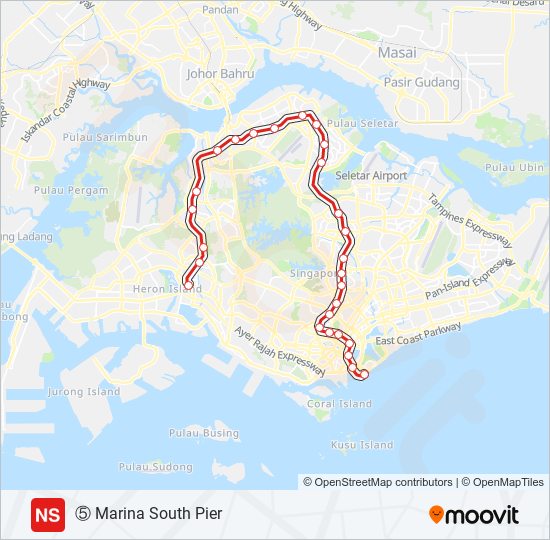 NORTH SOUTH LINE metro Line Map