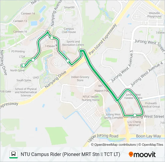 公交CR路的线路图